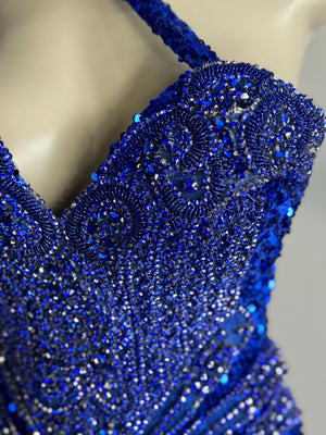 Blue Ata Sequin Dress